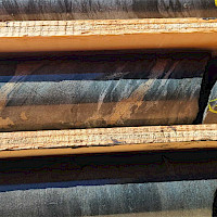 VMS footwall drill core - 1
